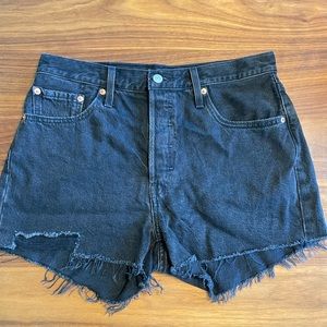 501 Levi’s Denim Shorts Grey\Black Size 29